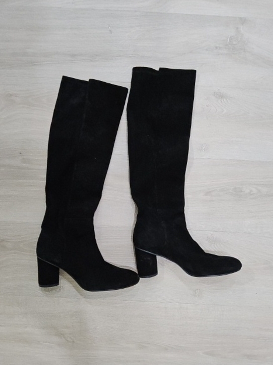 Stuart Weitzman Shoes - Stuart Weitzman Black Block Heel Boots